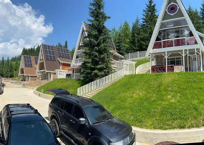 公寓 Freeman-3b двоповерховий з кухнею, альтанкою, грилем 6місний 布克维